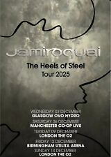 Jamiroquai Heels Of Steel UK 2025 Tour Poster Print