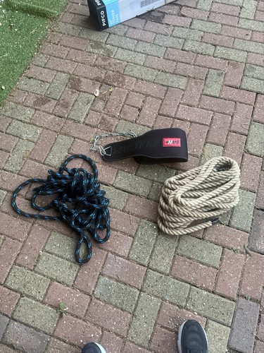 Weighted sled pull belt - weighted,