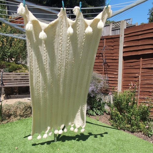 Cream cable knit knitted - cable,