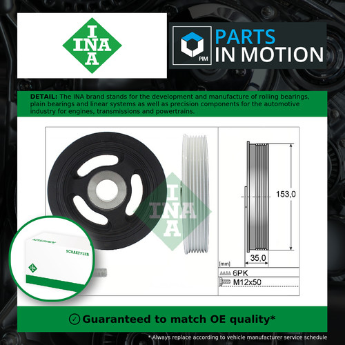 Crankshaft pulley fits - crankshaft,