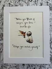 ALWAYS REMEMBER BOY MOLE FOX HORSE AND STORM LOVE YOURSELF MACKESY MOUNTED PAGE