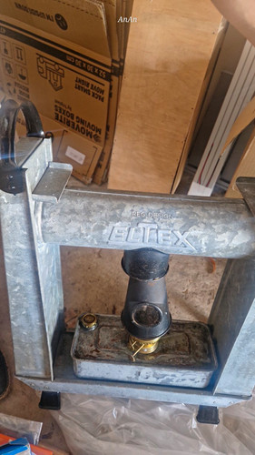 Eltex paraffin lamp galvanised - lamp,