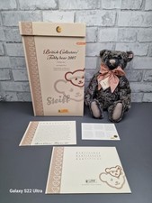 Steiff British Collectors 2007 Black Bear; Limited edition,  Boxed. Growler