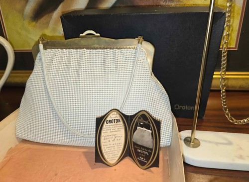 1965 oroton white - oroton, mesh