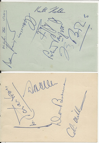 Cricket signatures on two - cricket,, 14