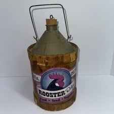 Apple Cider Tin Jug w/ Wood