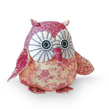 Fabric OWL Sewing PATTERN Twinkle Owl Soft Toy photo-tutorial, My Fabric Heaven