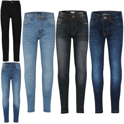 Kids faded denim jeans comfort - jeans,