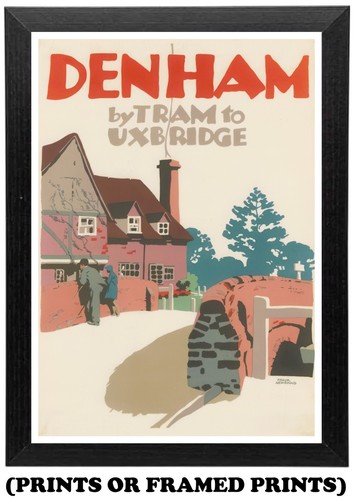 Denham tram uxbridge - by,