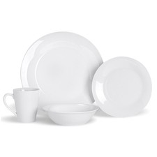 Piece classic white dinner - piece,