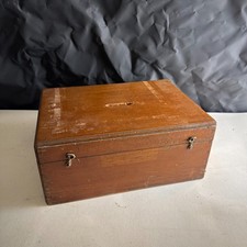 Vintage Wooden Locking Cash