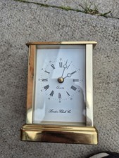 Mantel London Clock Co Quartz Vintage Carriage Clock Tested Working
