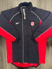 Original Reebok Liverpool 2000/2001 Padded Bench Coat Mens Small S