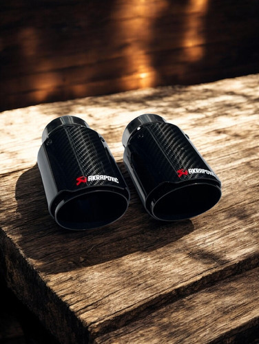 2pcs akrapovic exhaust tip - 2pcs,