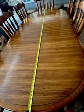 Solid Oak Dining Table Set