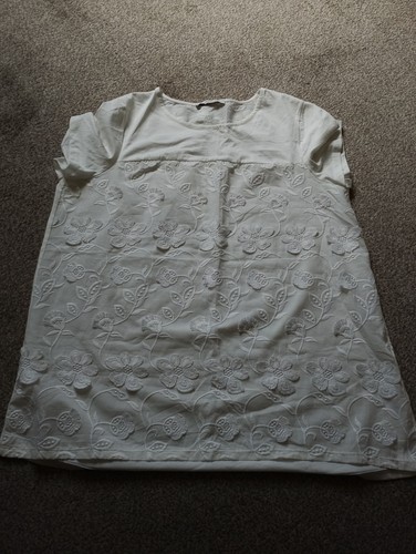 Ladies cream floral patterned - floral,