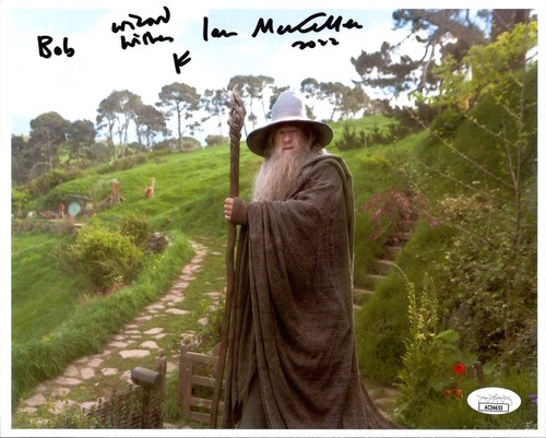 Ian mckellen hand signed 8x10 - ian,