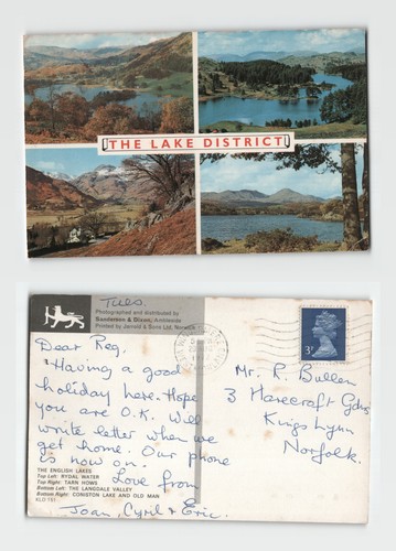 Postcard the lake district - -,
