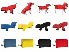 Dog Rain Coat with Hood | Record Dog Puppy Raincoats Windproof Pocket Foldable