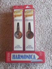 The Original Classic Kazoo X2 & Classic Metal Harmonica New
