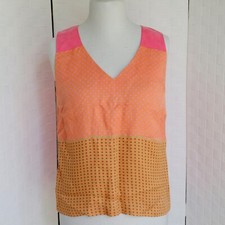 Ladies Nice Things Sleeveless Pink Cupro Viscose Top Size 42