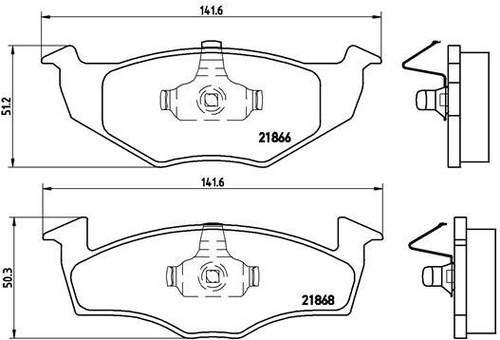 025 brembo brake pad - 85, set