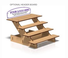 DISPLAY STAND 4 TIER Point of