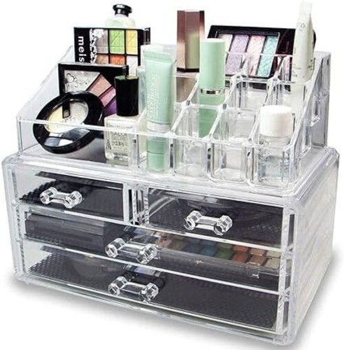 Clear acrylic organizer - clear,