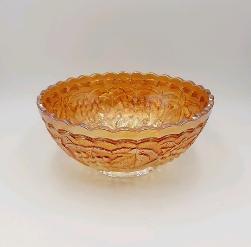 Marigold carnival glass grape - marigold,