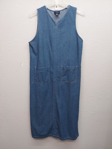 Denim jumper dress - jumper,