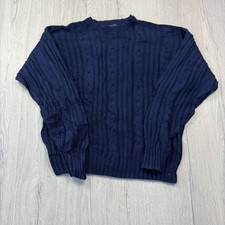 Aran Wool Style Cable Knitted