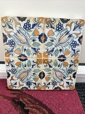 Dutch Delft polychrome tiles