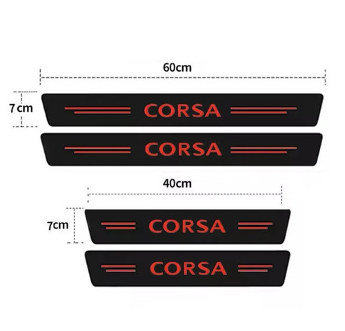 4pcs for vauxhall corsa red - vauxhall,