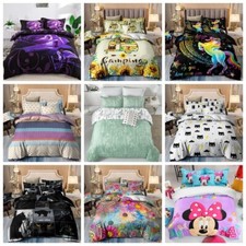 Animals Florals Duvet Cover Set Bedding Set Single Double King Size Pillowcases