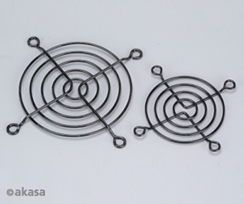 Akasa 80mm chrome fan - 80mm,