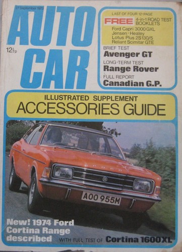Autocar magazine 1973 - autocar,