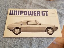 Unipower GT Car Sales Brochure & Price List 1968/69 VGC FREE POST Mini Based