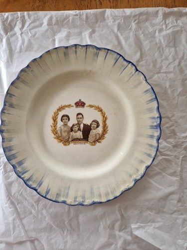 Coronation plate king george - plate,