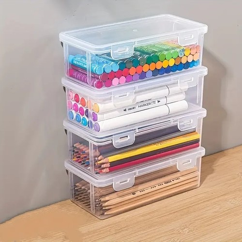 4pcs clear storage - storage, with