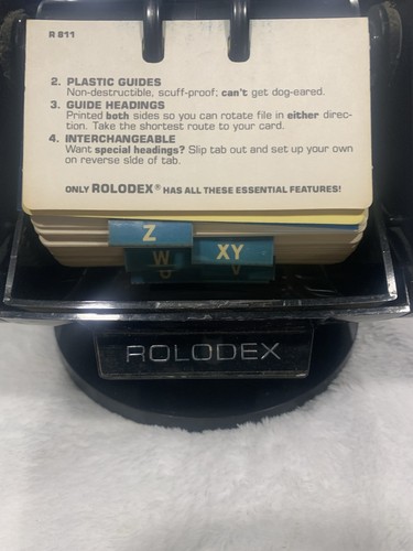 Vtg rolodex model 24c - vtg,
