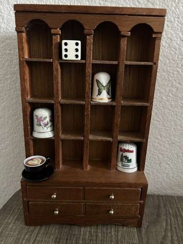 Vintage wood thimble - vintage,