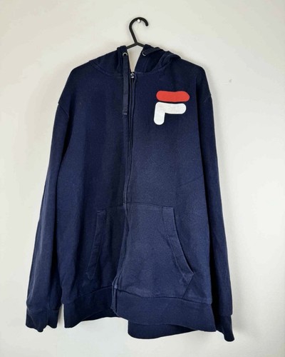 Men fila navy - zip, up