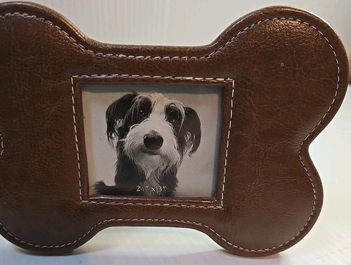 Bone shaped faux leather - bone,
