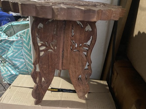 Indian vintage wooden carved - wooden,