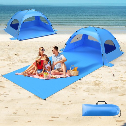 Beach tent sun shelter with - sun,