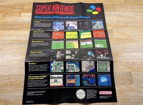 Super nintendo poster - nintendo,