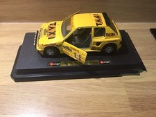 Burago 5516 Peugeot 205 Turbo E 16 Rally 1986  Car - Taxi - Scale 1:25