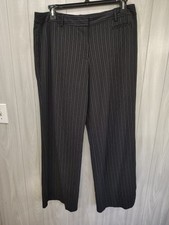 Women's Striped Dress Pants Rockabilly Office Church George Size 14 Business