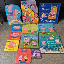 Peppa Pig book bundle, with a new sticker book