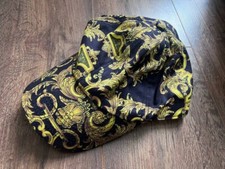 MENS VERSACE JEANS COUTURE CAP BLACK AND YELLOW M
